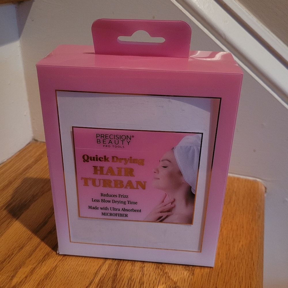 NEW Precision Beauty Pro Tools Quick Drying Microfiber Hair Turban